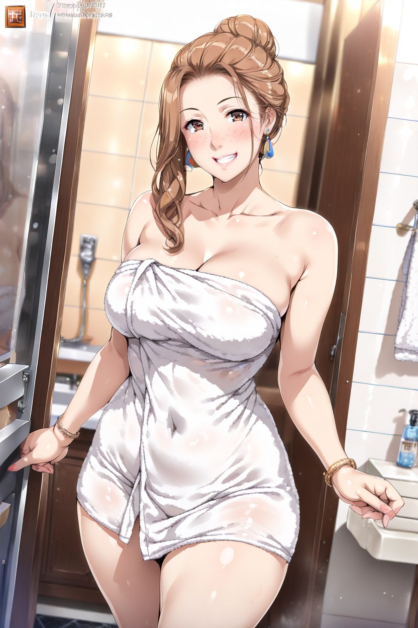 Enma Art Style, Dressed In A Towel, Hentai Hentai AI Porn