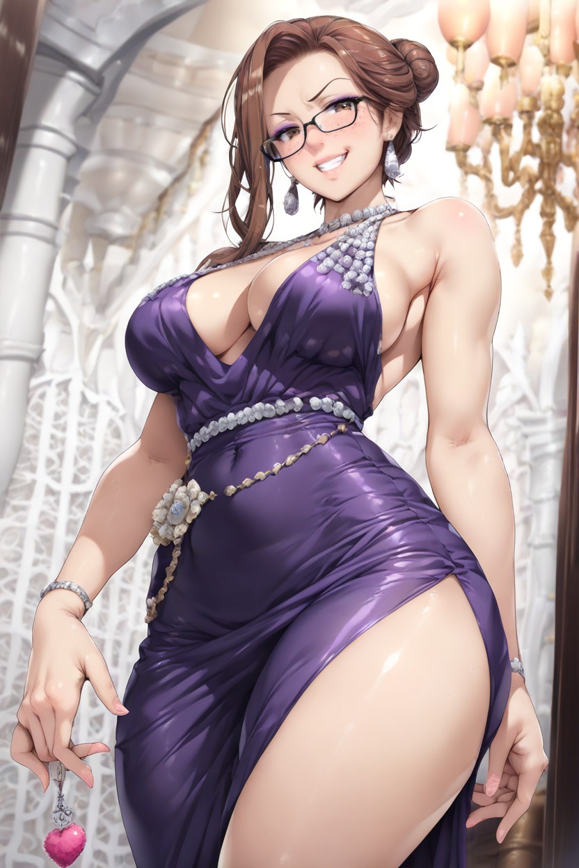 Charm Point Art Style, Cleavage, Curvy Hentai AI Porn