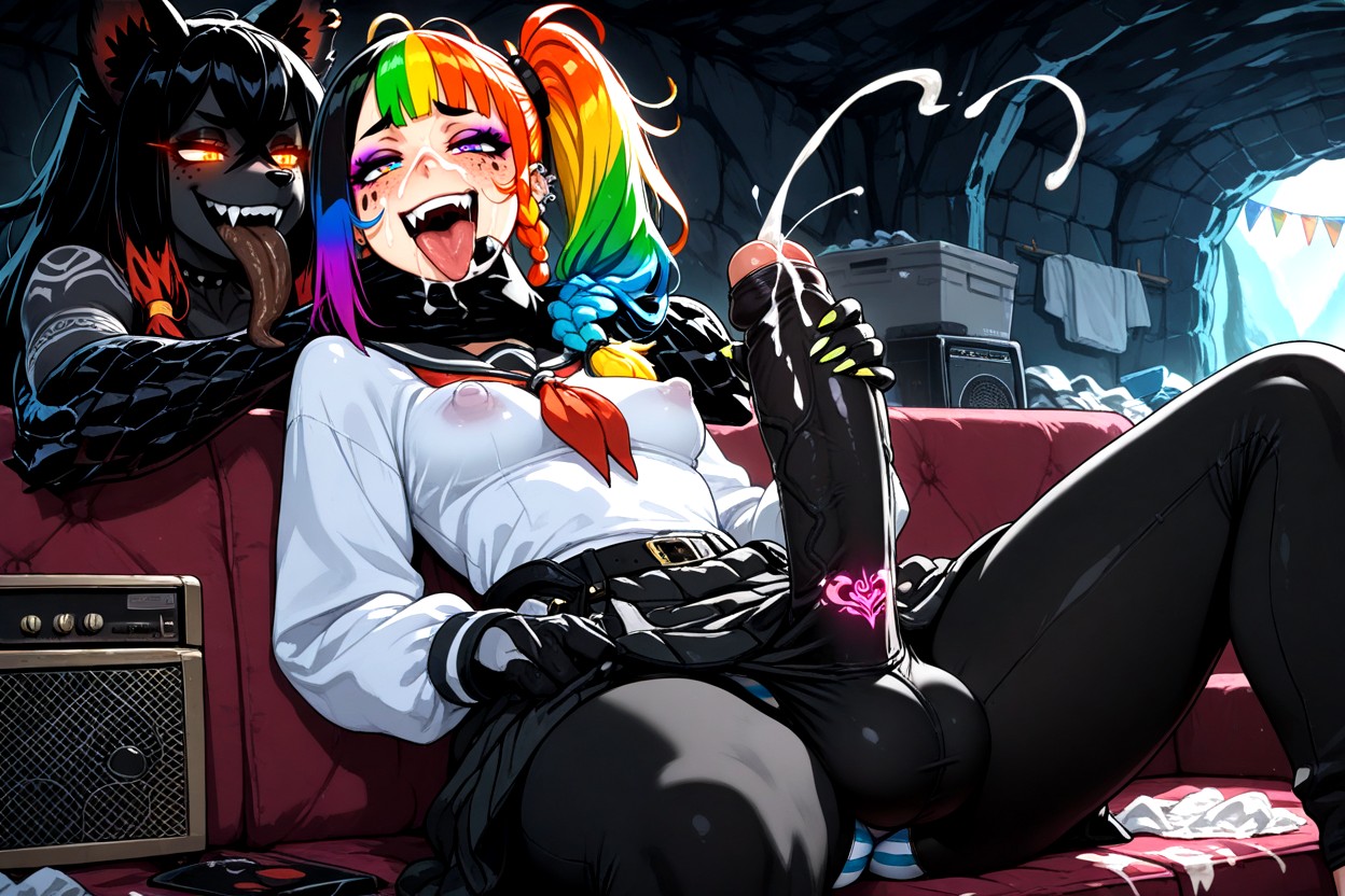 Rainbow Eyes, Slut Mark, Deep Throat Hentai AI Porn