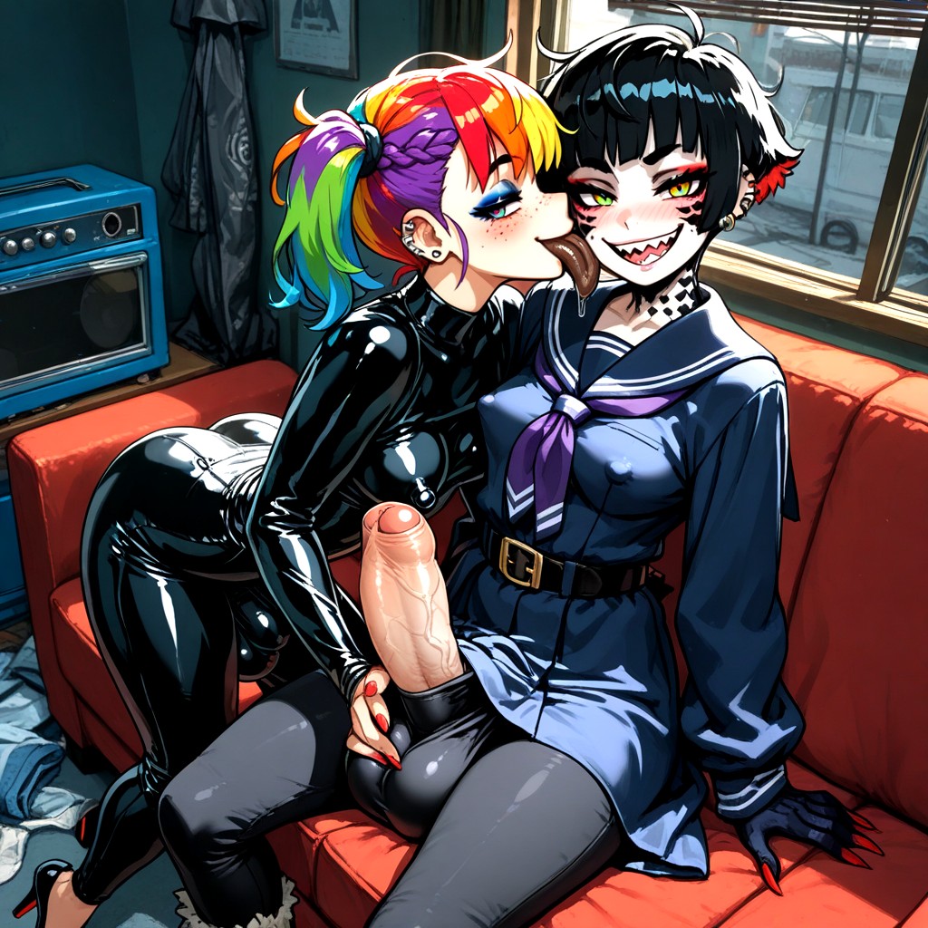 Nipple Bulge, Messy Apartment, Whiskers Hentai AI Porn