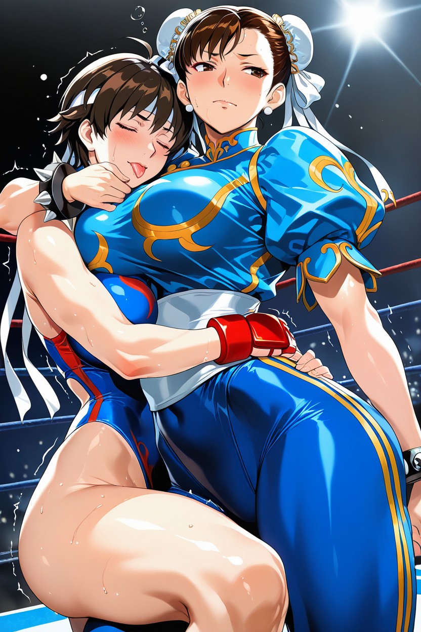 25+, Duo, Tongue Out Hentai AI Porn