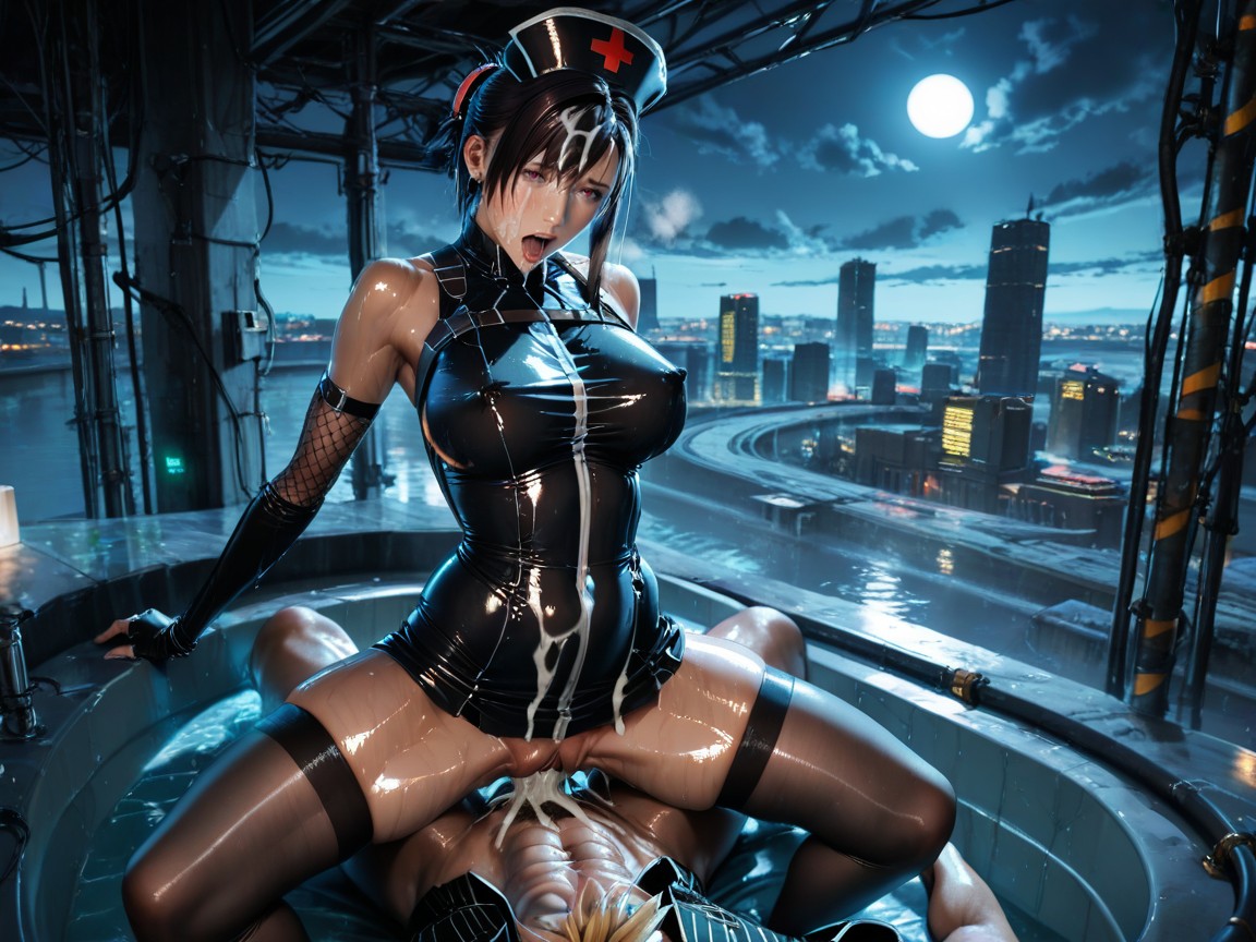 Oiled Skin, Athletic Fit Body, Arched Back Hentai AI Porn