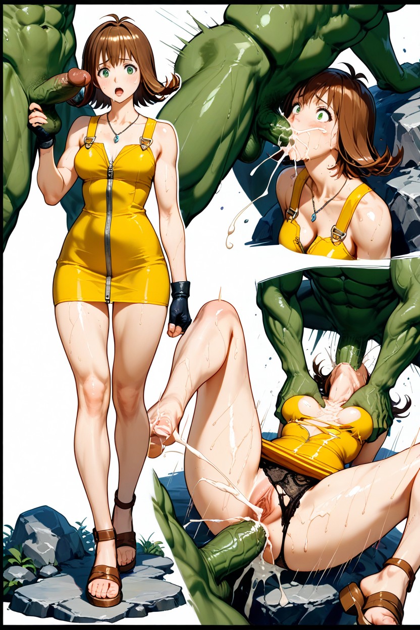 Consistent Characters, V-shaped Body, Torn Apart Outfits Hentai AI Porn