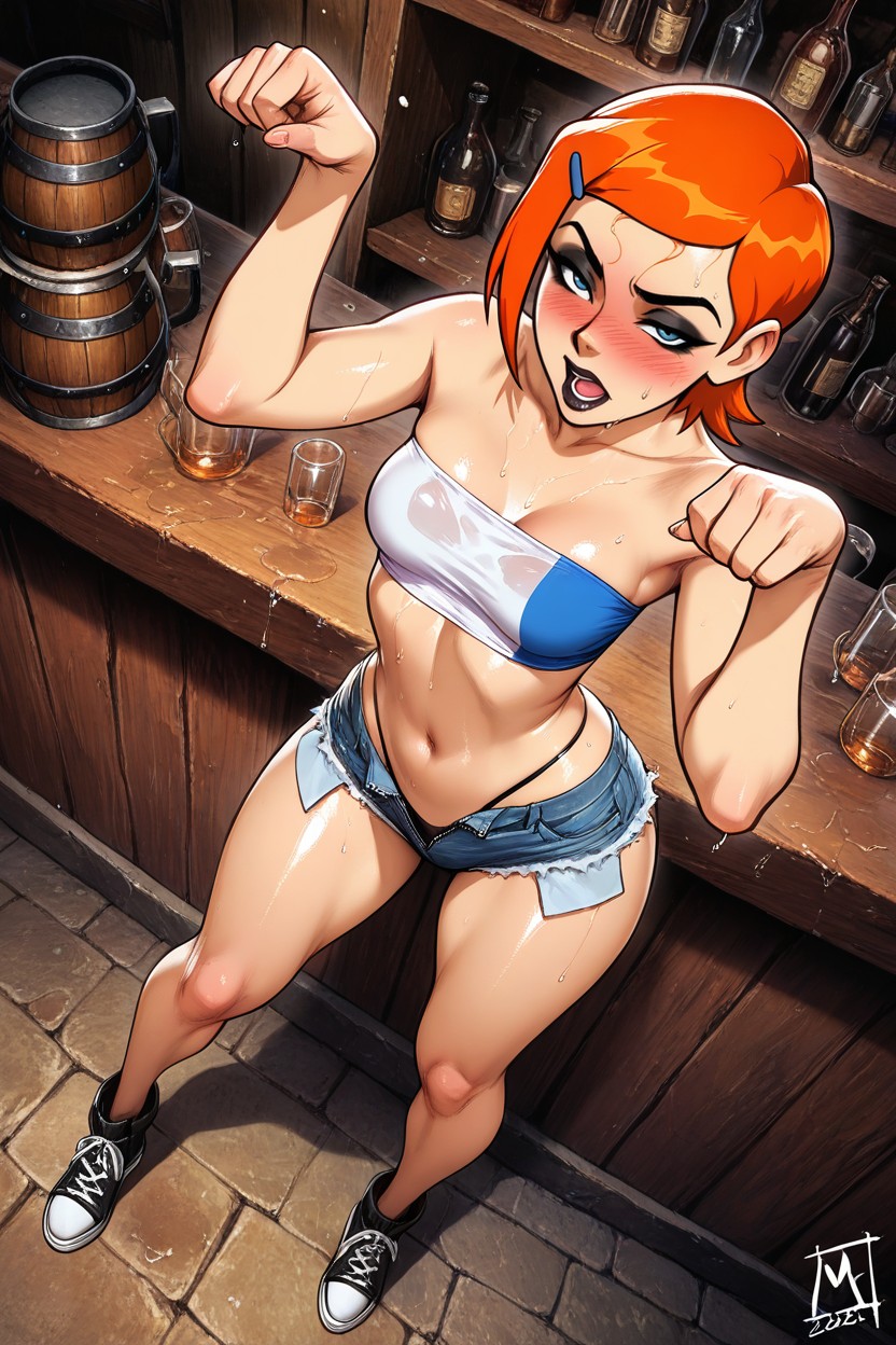 Bare Legs, Full Body Image, Back Hentai AI Porn