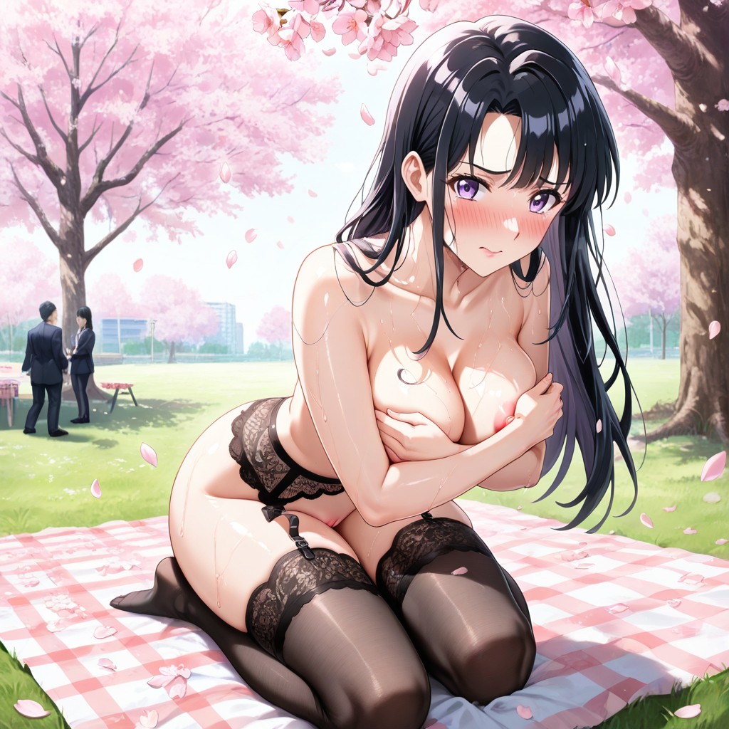 Naked, Super Deformed Style, Hard Shadow Hentai AI Porn
