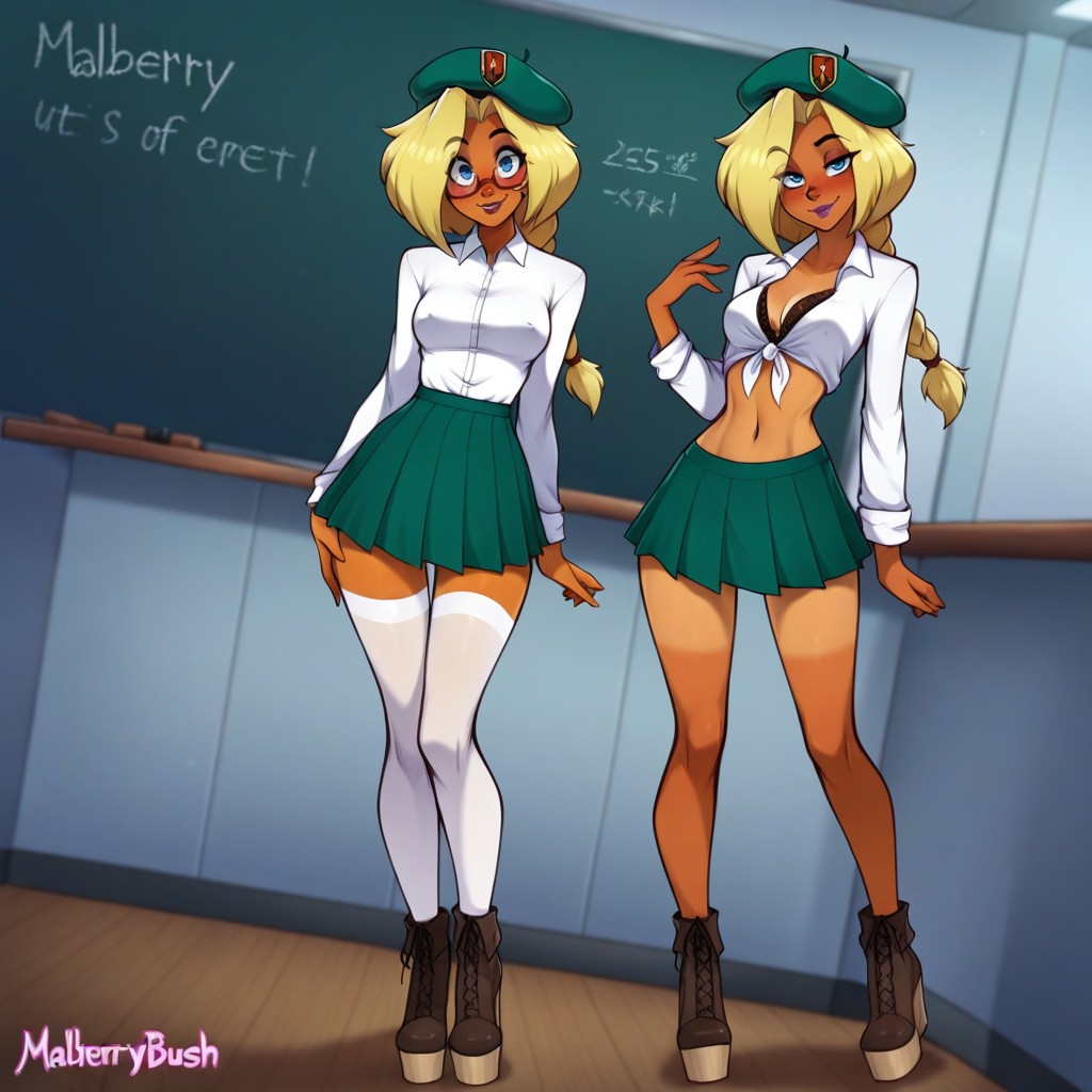 Boot Laces, Long Pointy Erect Nipples, Malberrybush Hentai AI Porn