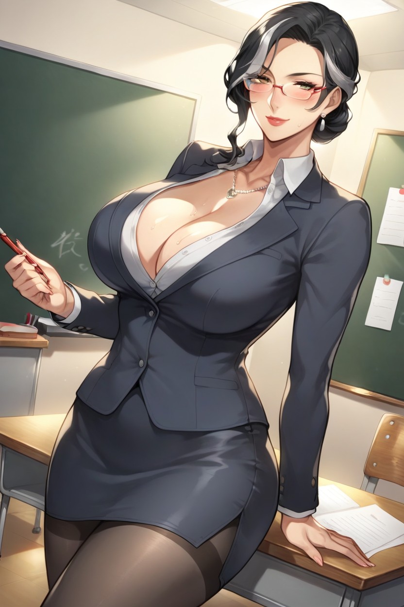 Blazer, Milf, Wet Clothes Hentai AI Porn