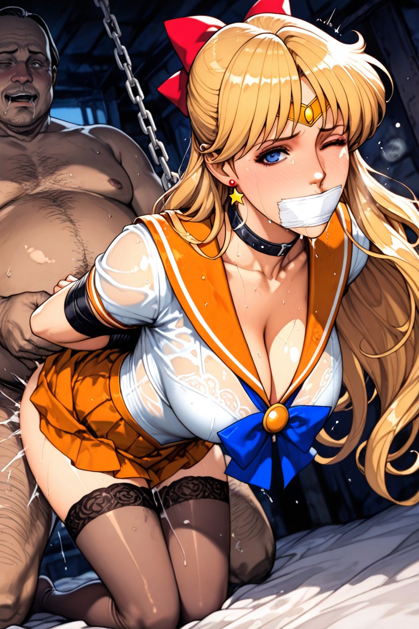 25+, Drooling, Nylon Stockings Hentai AI Porn