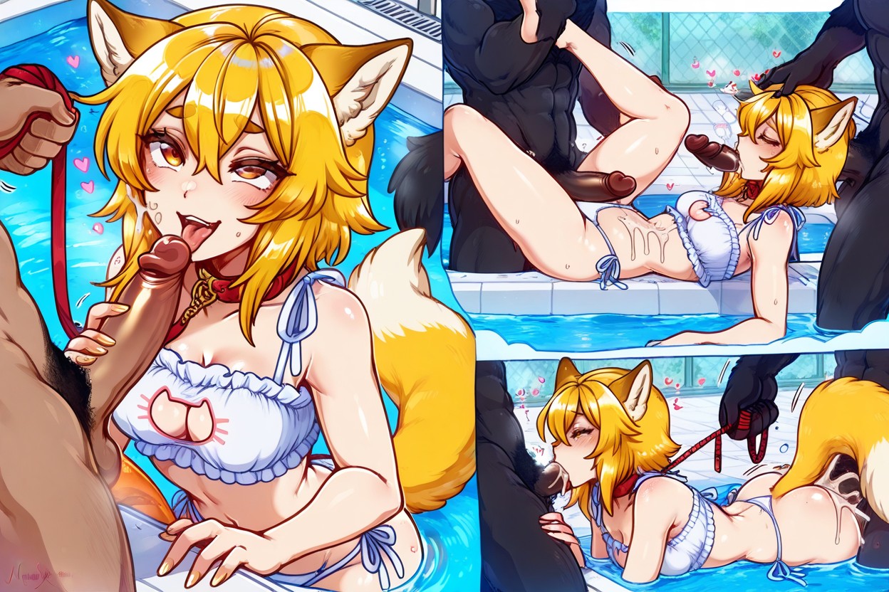 Collar (restraints), Perfect Waist, Orgy Hentai AI Porn