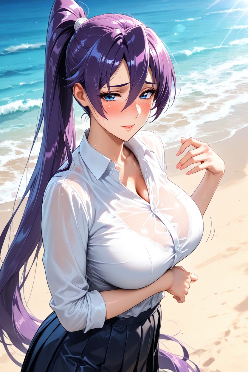 Shy, In Universe, Extremely Blush Hentai AI Porn