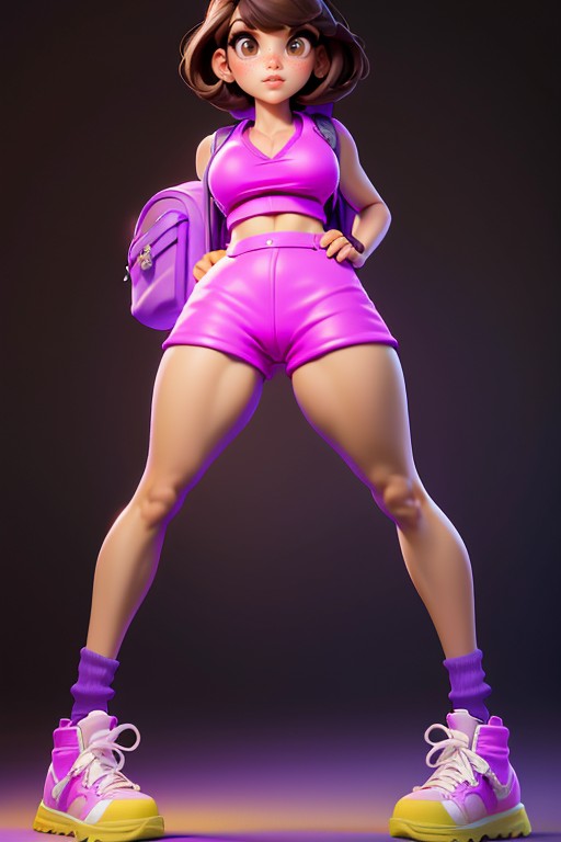 Tang Skin, Large Disney Eyes, Into The Jungle Hentai AI Porn