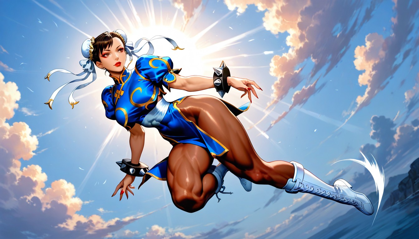 Tanned Skin, Sunny, Extremely Beautiful Hentai AI Porn