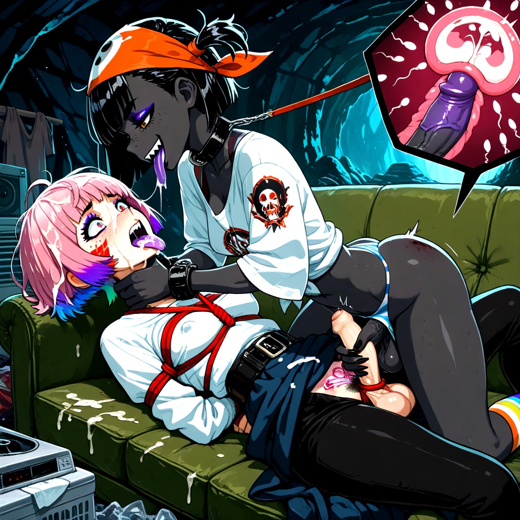 Bandana, Impregnation, Pubic Hair Hentai AI Porn