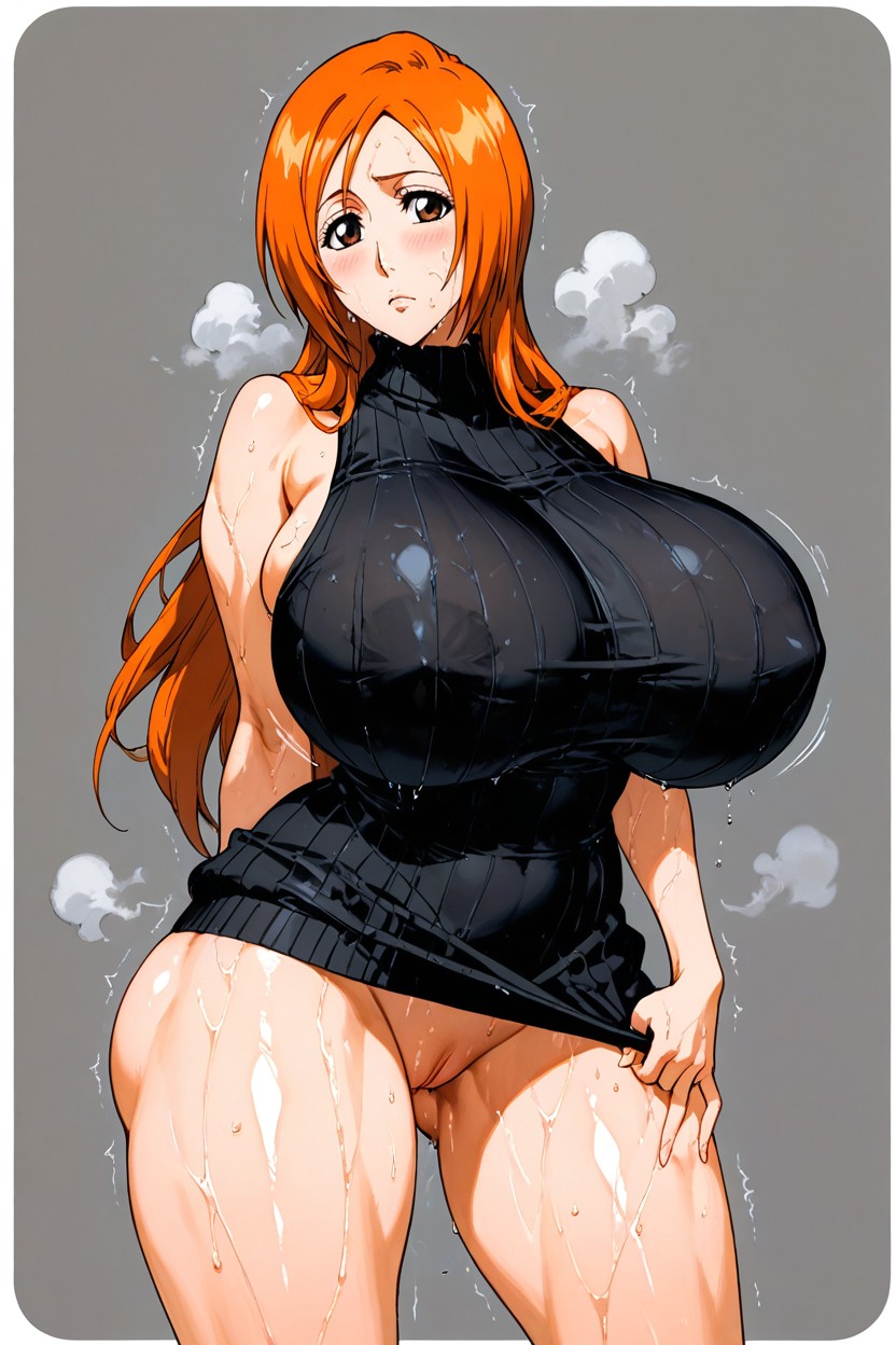 25+, Official Art, Grey Background Hentai AI Porn