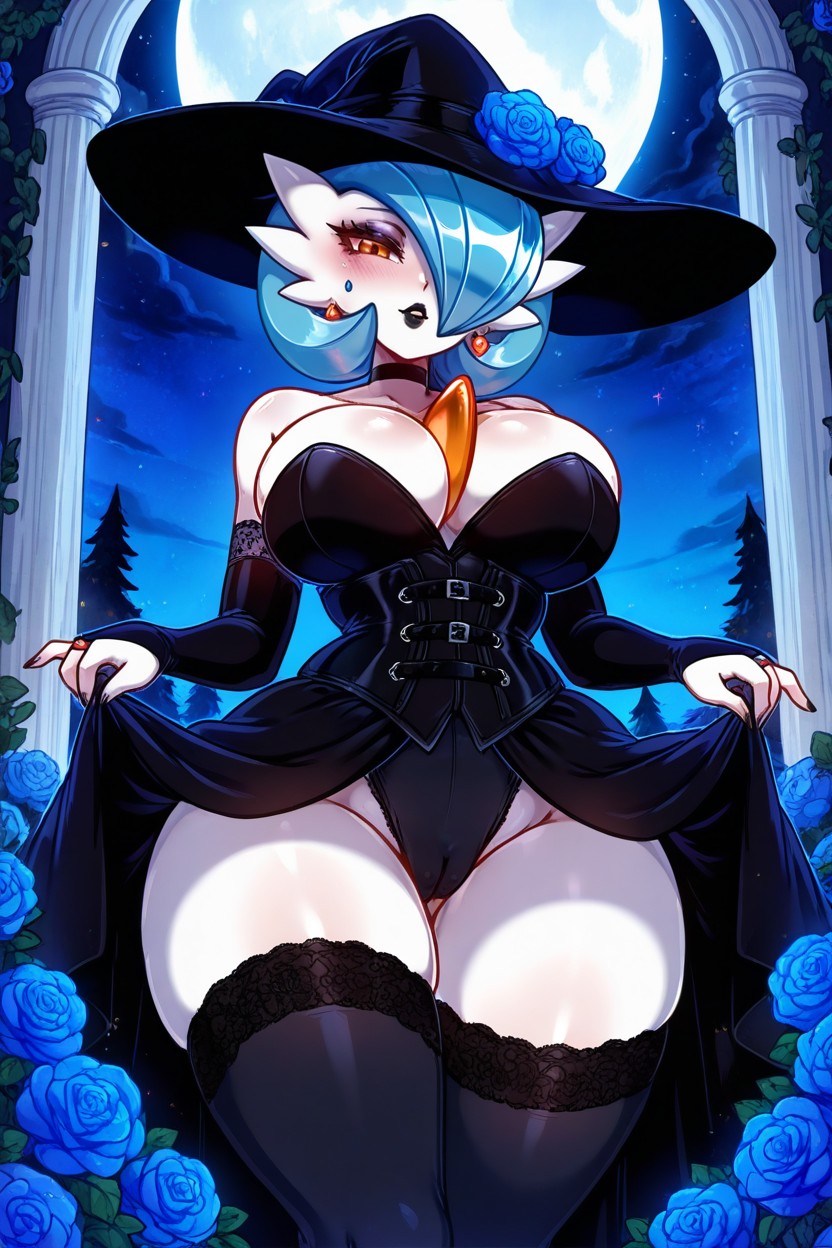 Seductive, Waist, Front View Hentai KI Porno