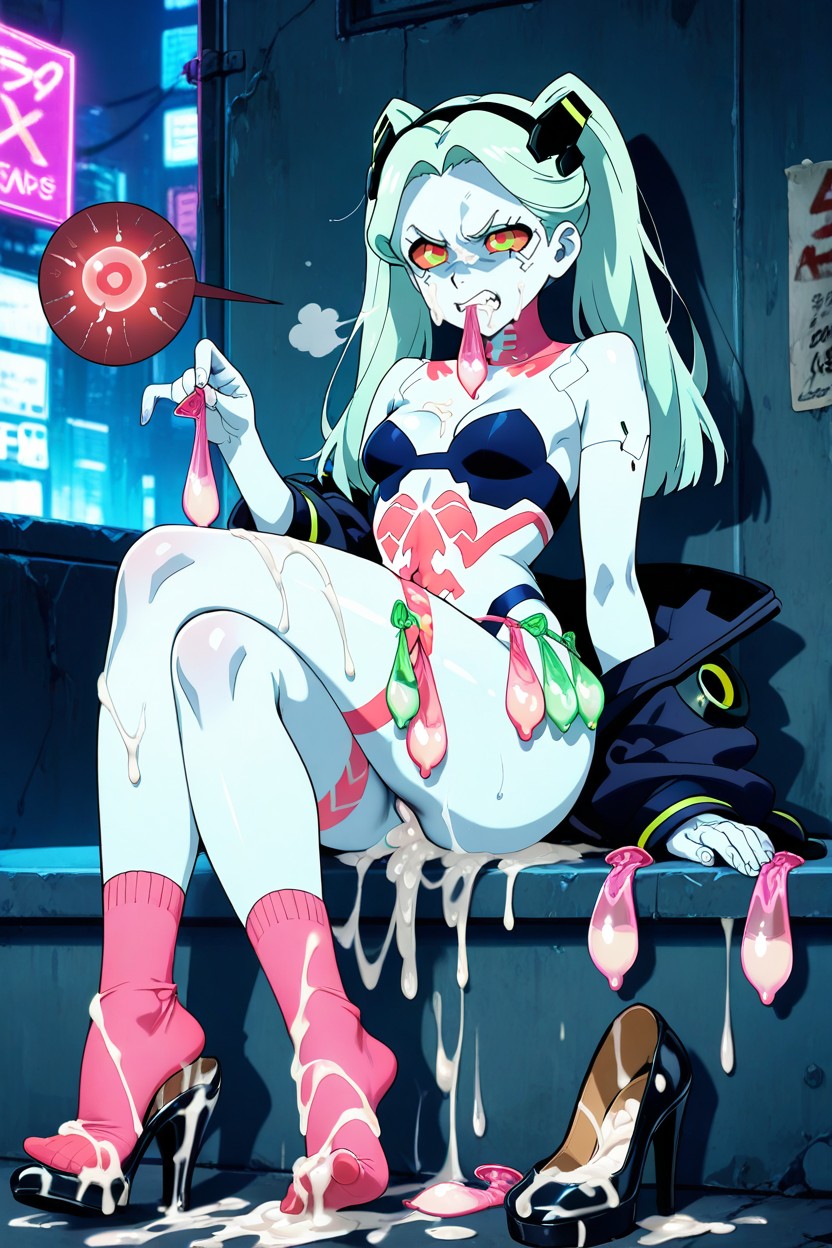 Cum On Shoes, Cum On Legs, Style Anime Hentai AI Porn