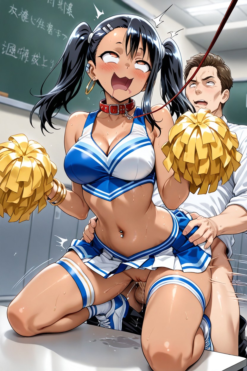Sweaty, Collar (restraints), Rolling Eyes Hentai AI Porn