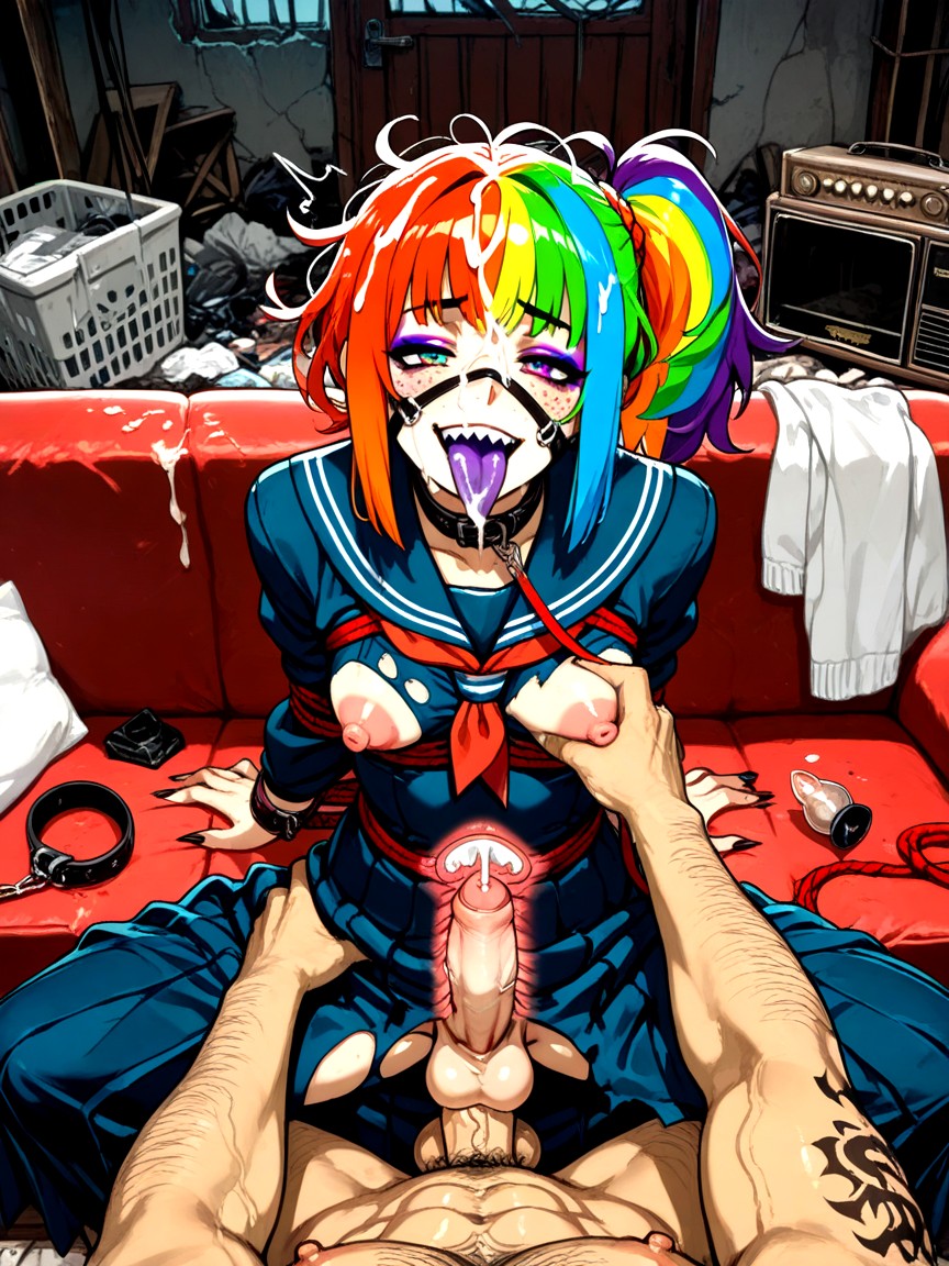Torn Clothes, Tribal, Close Up Hentai AI Porn
