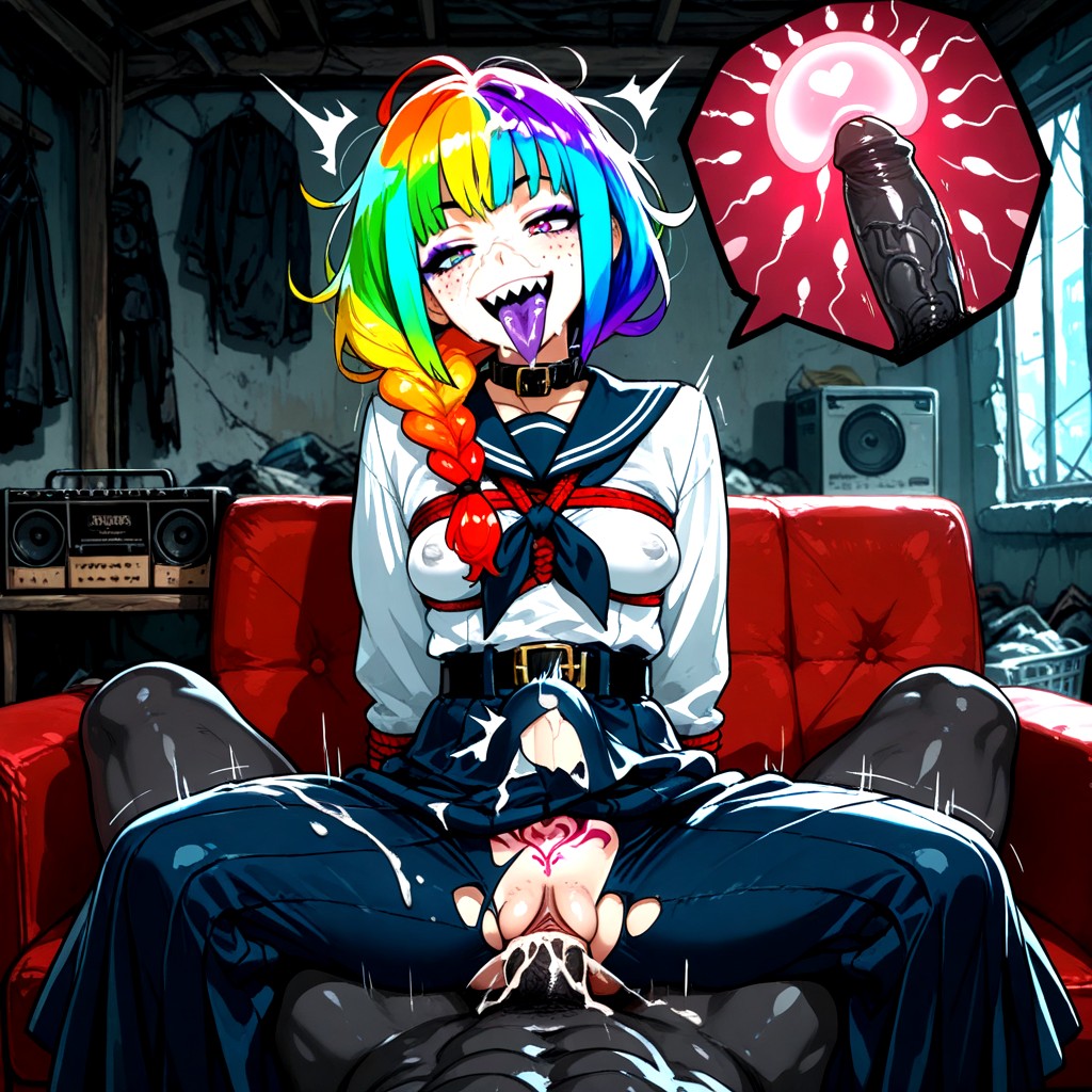 Tv, Horny, Braids Hentai AI Porn
