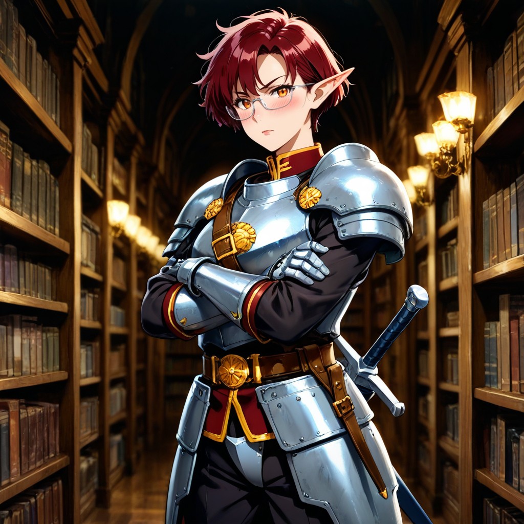 Light Metal Armor, Long Sleeves, Imperial Legion Armor Hentai AI Porn