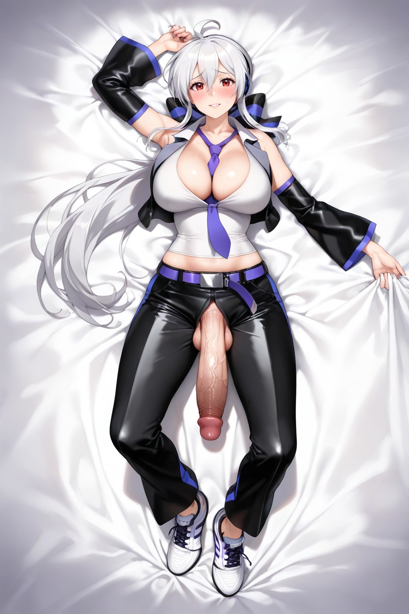 Wearing An Opened Dark Grey, 30+, Hiperpene Imposiblemente Largo Hentai IA