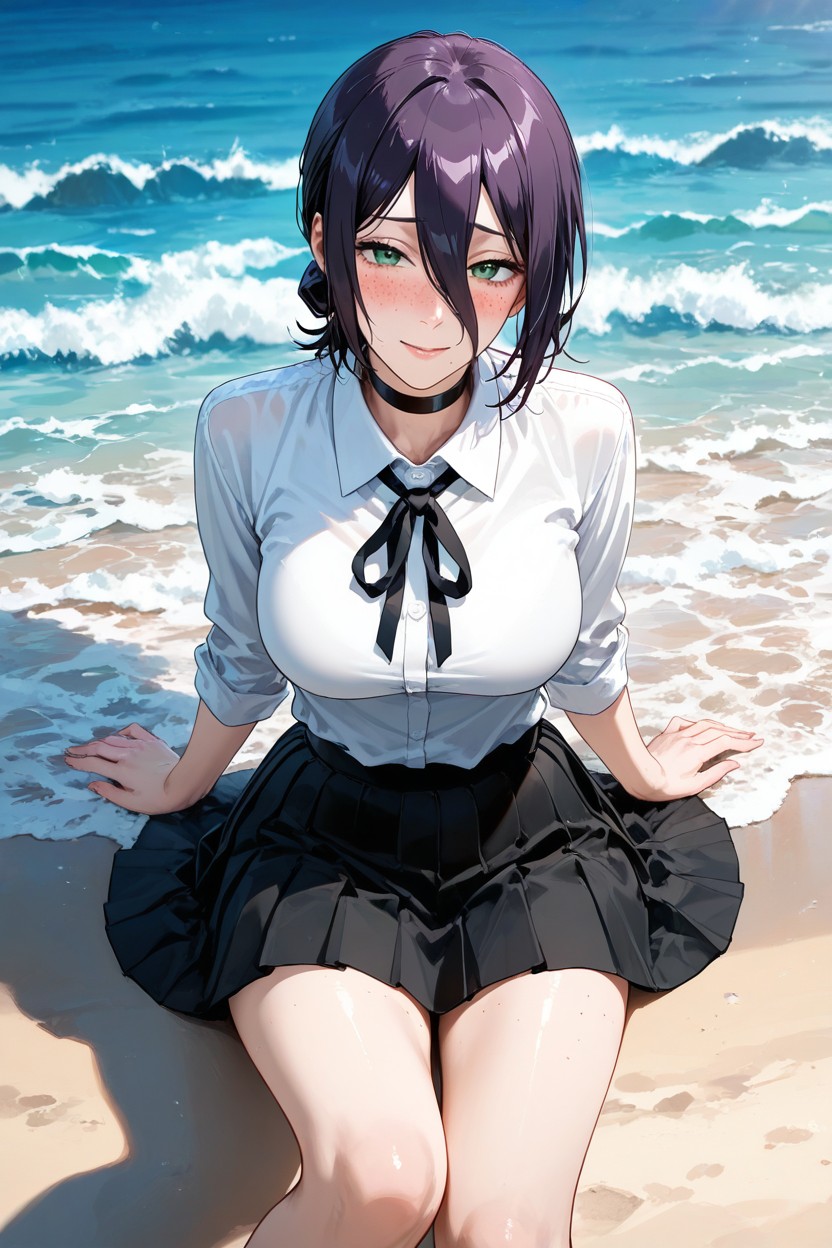 Shy, Perfect Face, Highly Detailed Face Hentai AI Porn