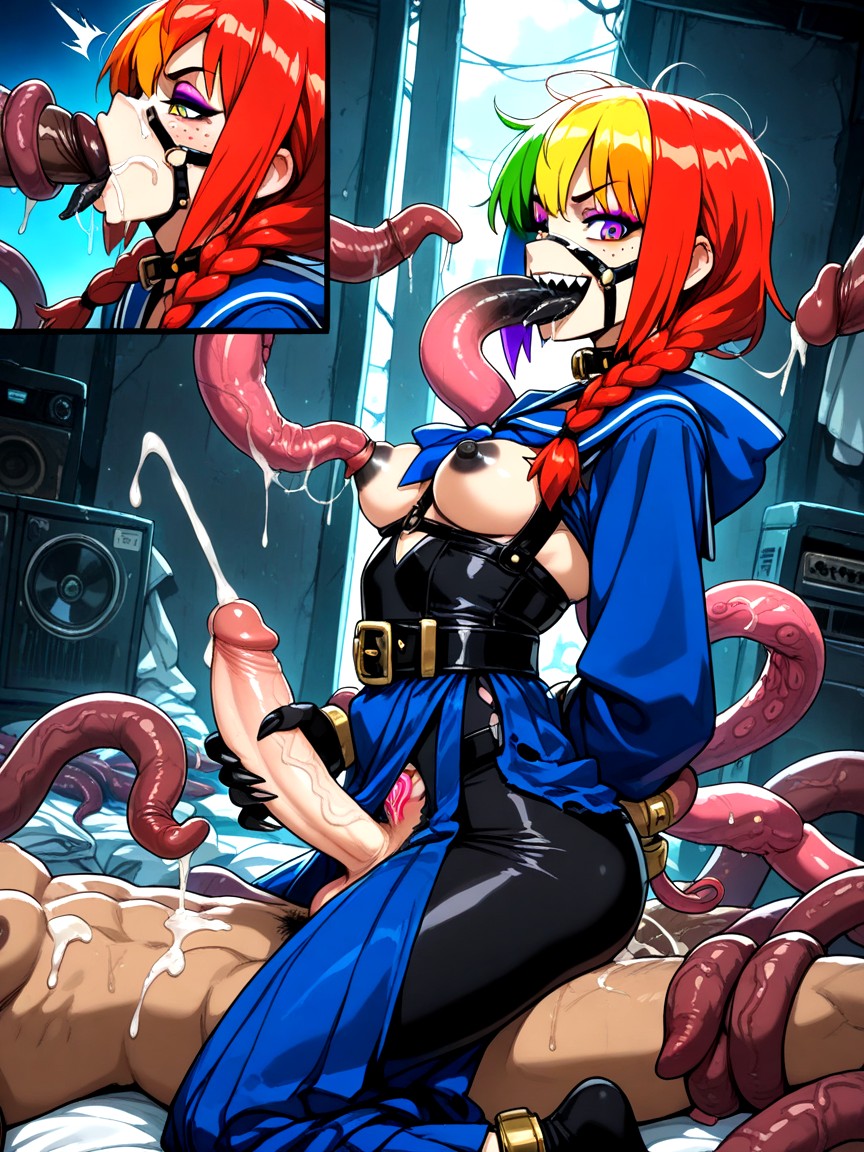Lesbians, Stereo, Missionary Sex Hentai AI Porn