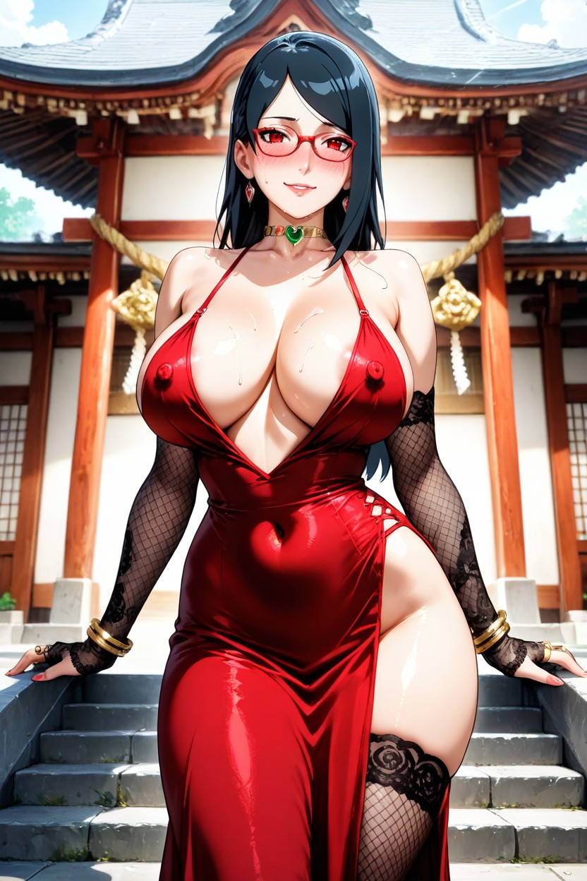 Sunlight, Looking At The Viewer, Perfect Waist Hentai AI Porn
