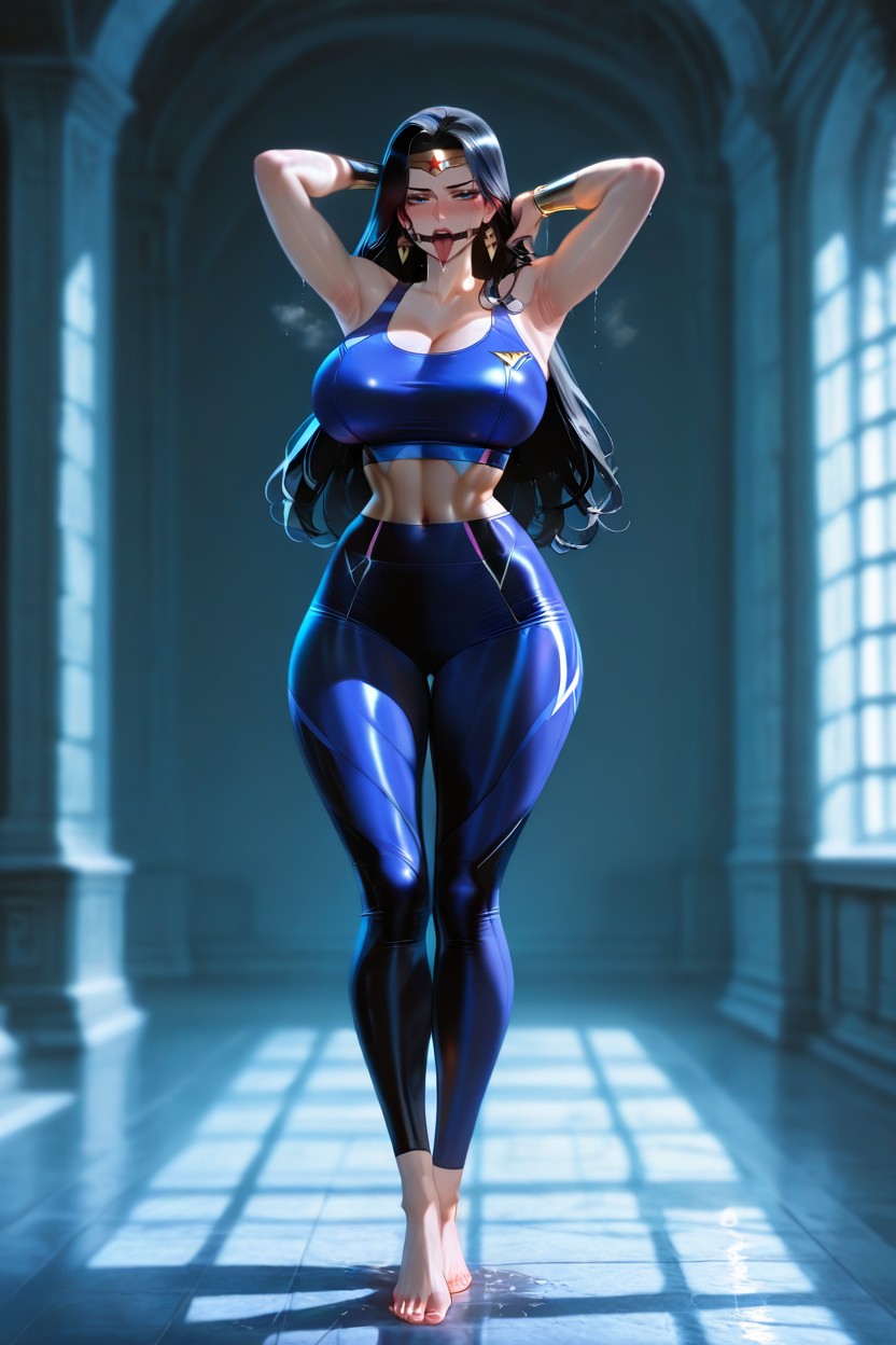 Long Hair, Horny, Snatched Waist Hentai AI Porn