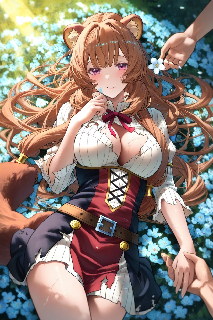 Very Tired, Extremely Beautiful Scene, Breasts Covered Hentai AI Porn