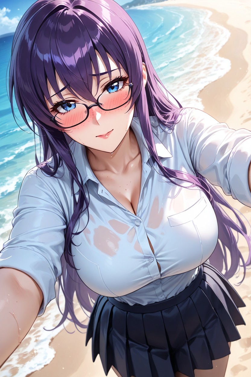 Beautiful Face, In Universe, Round Face Hentai AI Porn