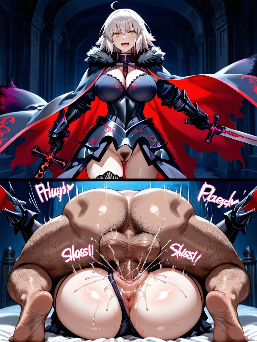 Jeanne Alter Outfit, Instant Loss Koma, Standing Hentai AI Porn