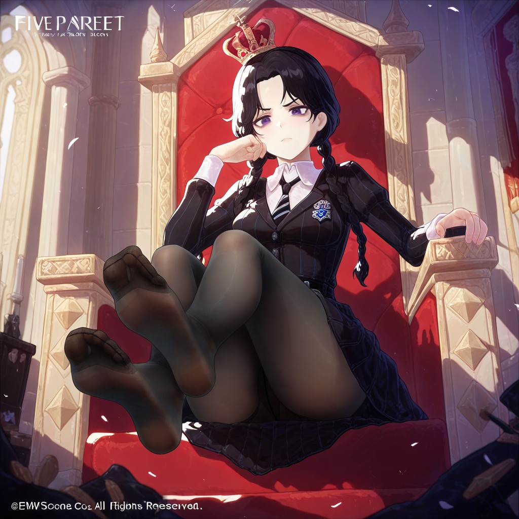 Expressionless, Small Breasts, Focusing On The Soles Of Her Feet Hentai AI Porn