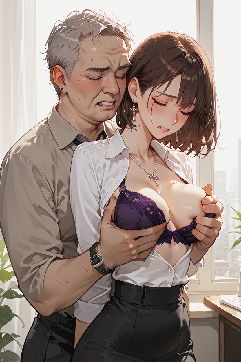 Sunset, Side View, Necklace Hentai AI Porn