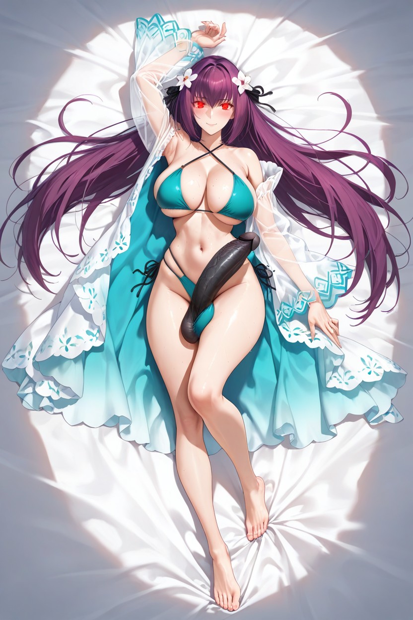 Horny, Anime Style, Black Penis Hentai AI Porn