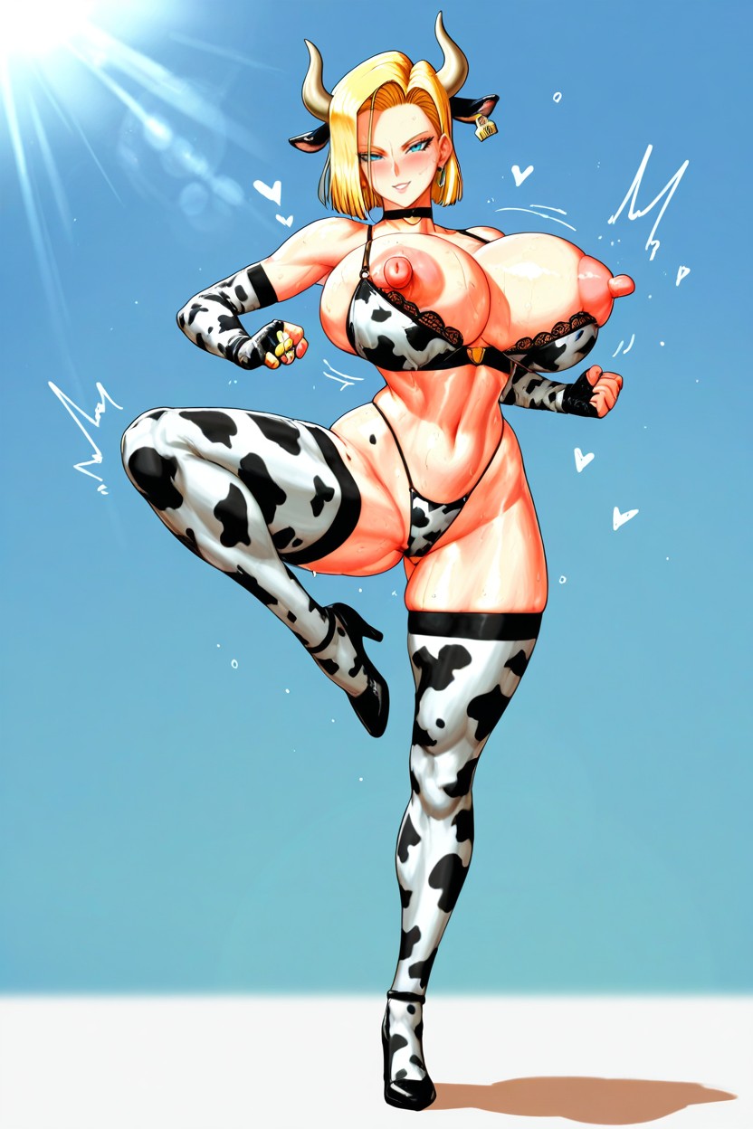 Flirty Look, High Kick, Happy Look Hentai IA
