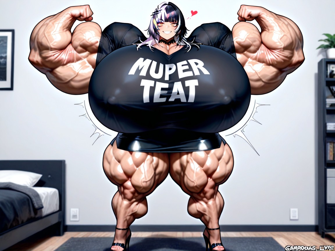Hypermuscle, Hdr, Form Fitting Clothes Hentai AI Porn