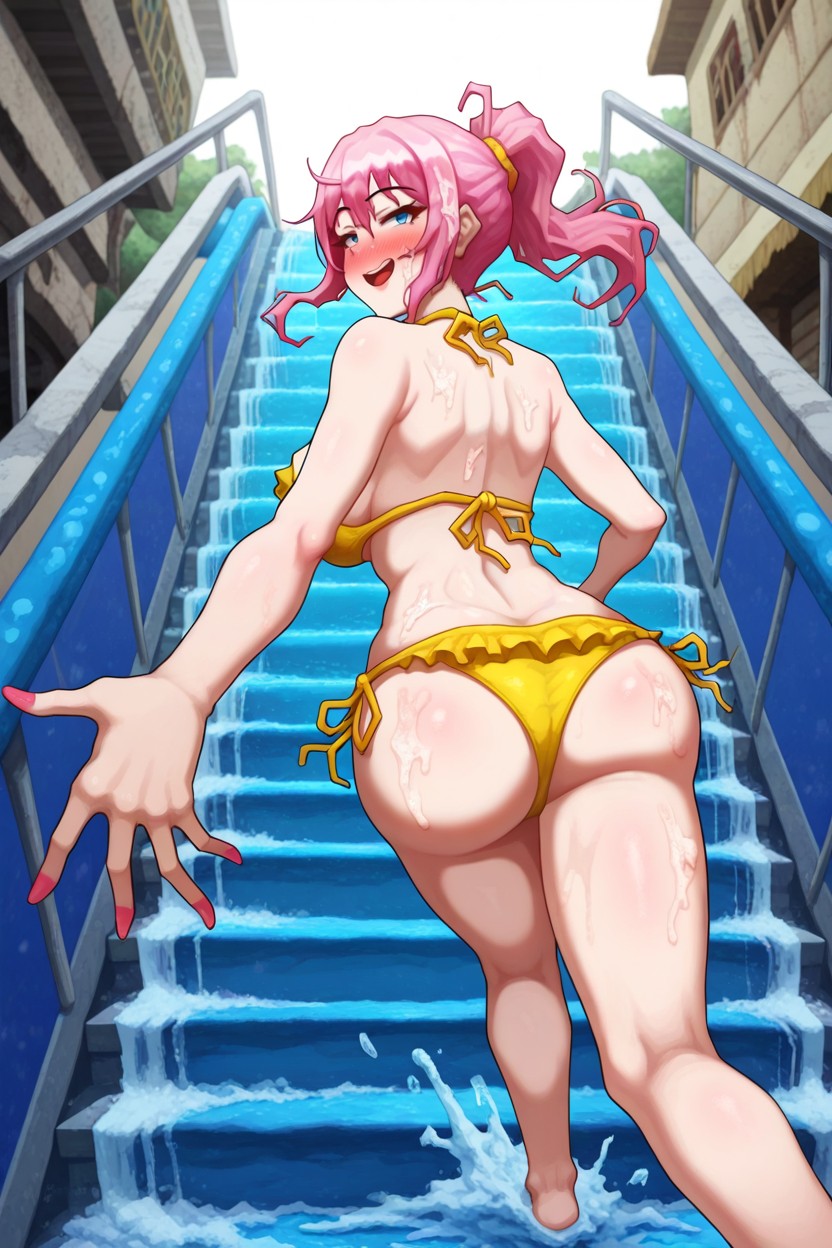 Beautiful Lighting, Sunny, Very Happy Hentai AI Porn
