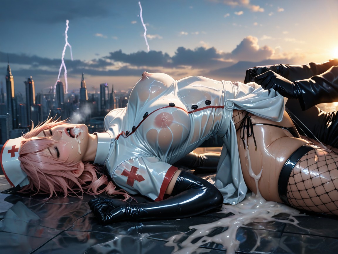 Athletic Fit Body, Fully Clothed, Misty Hentai AI Porn