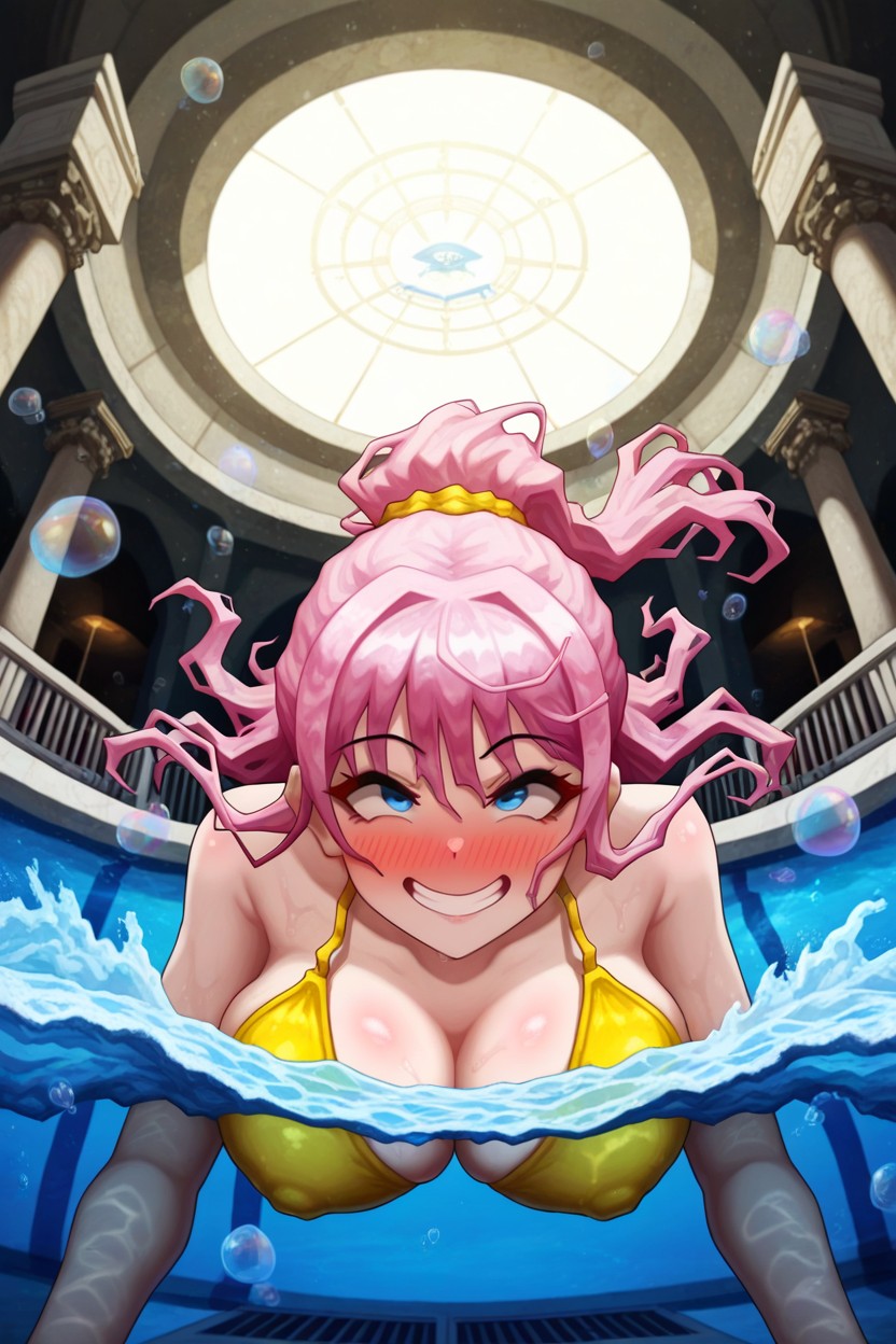 Laughing, In The Pool, 18+ Hentai AI Porn
