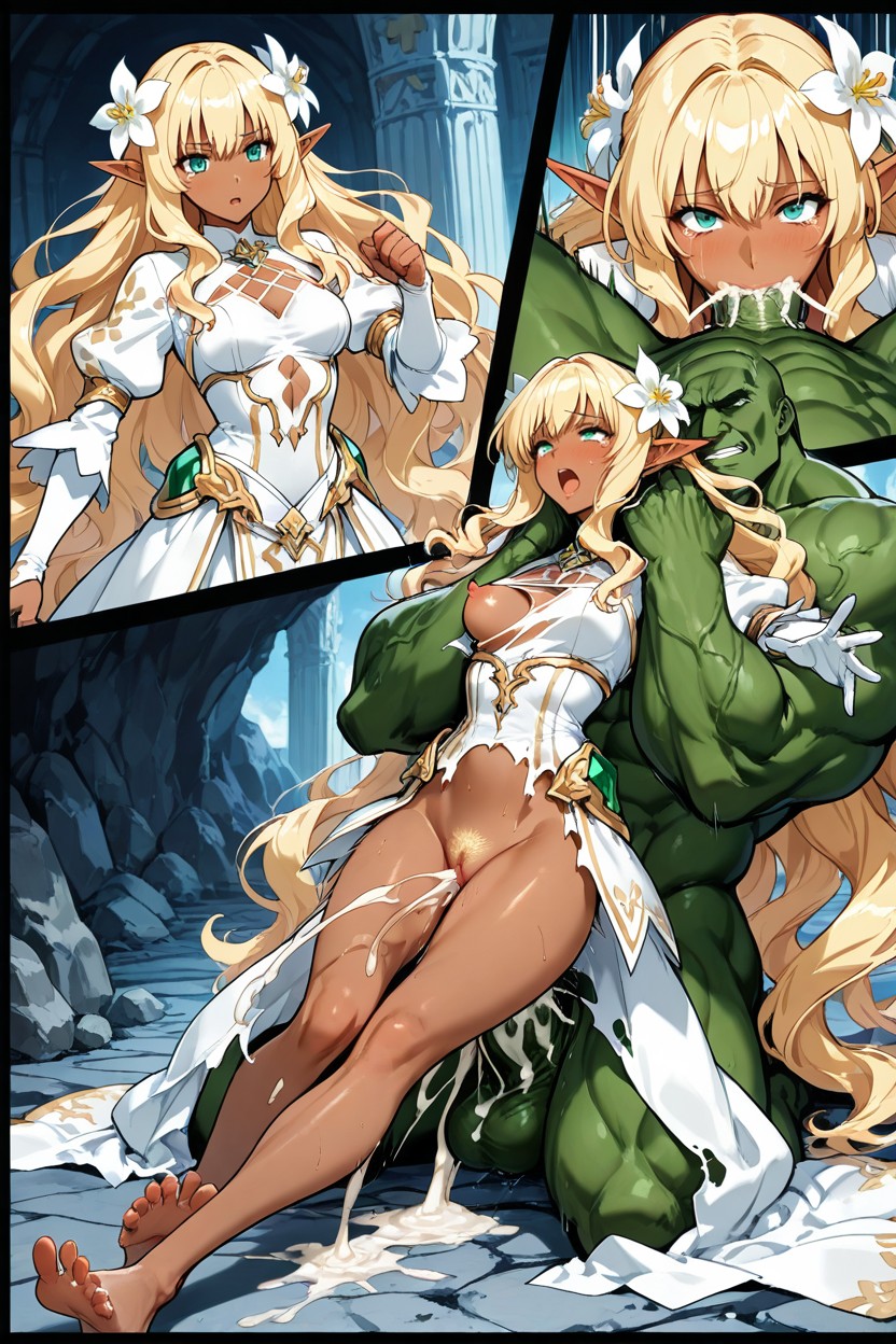 Ultra Detailed Feet, V-shaped Body, Spread Legs Hentai AI Porn