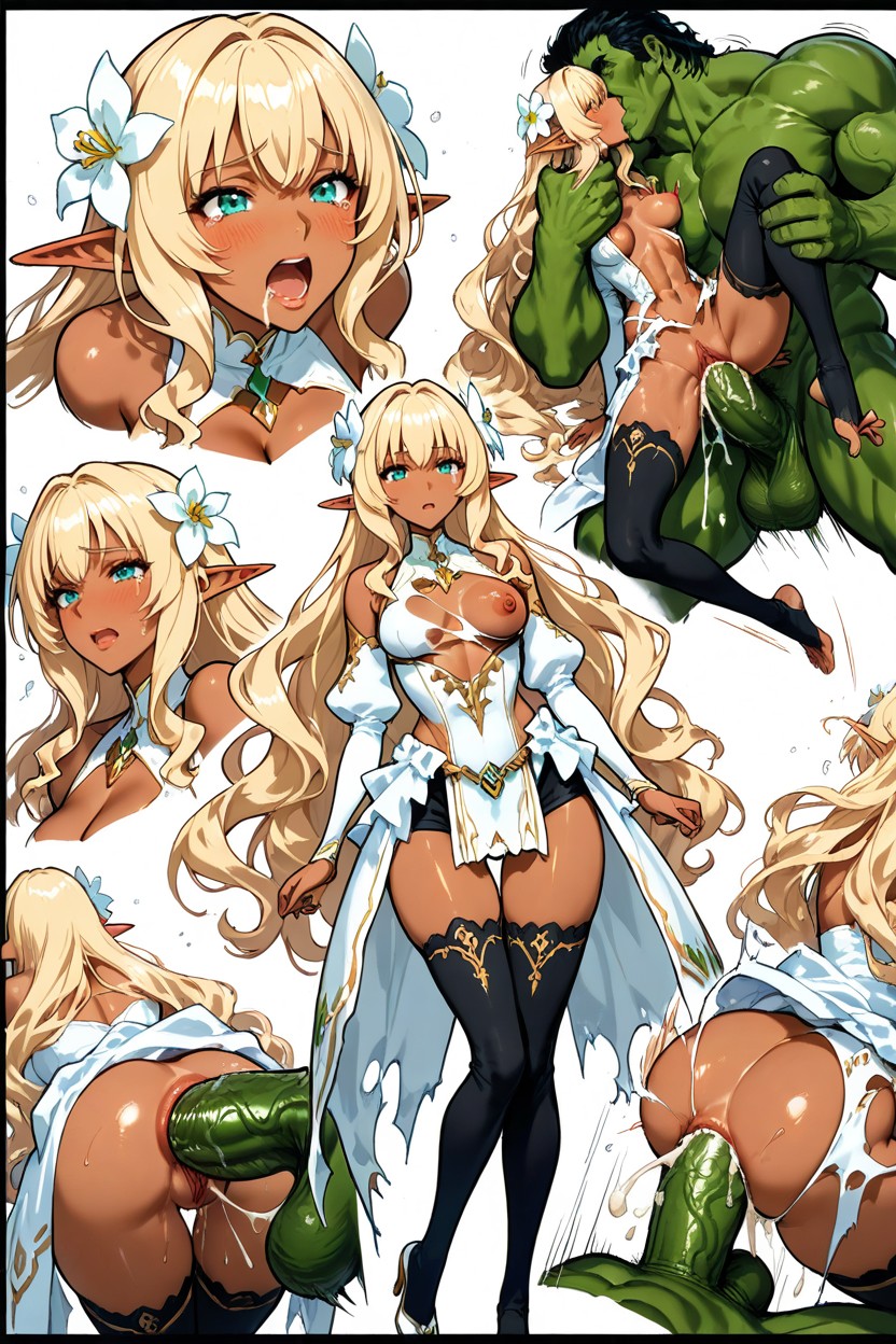 Highly Detailed Vagina, Consistent Proportions And Outfit, Futaba Lily Ramses Hentai AI Porn