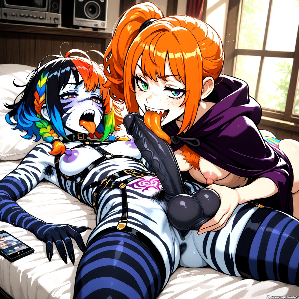 Magic Belts, Disgusted, Messy Hair Hentai AI Porn