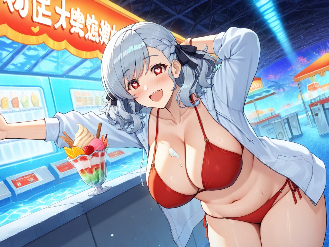 High Detail, Looking At Ice Cream, Laughing Hentai AI Porn