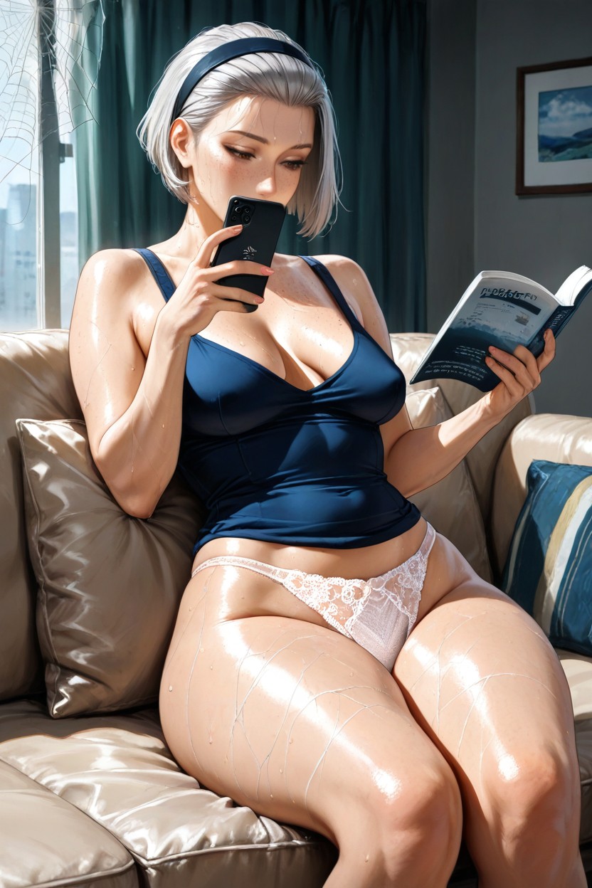 Beautiful, Realistic Body, Sagging Breasts Hentai AI Porn