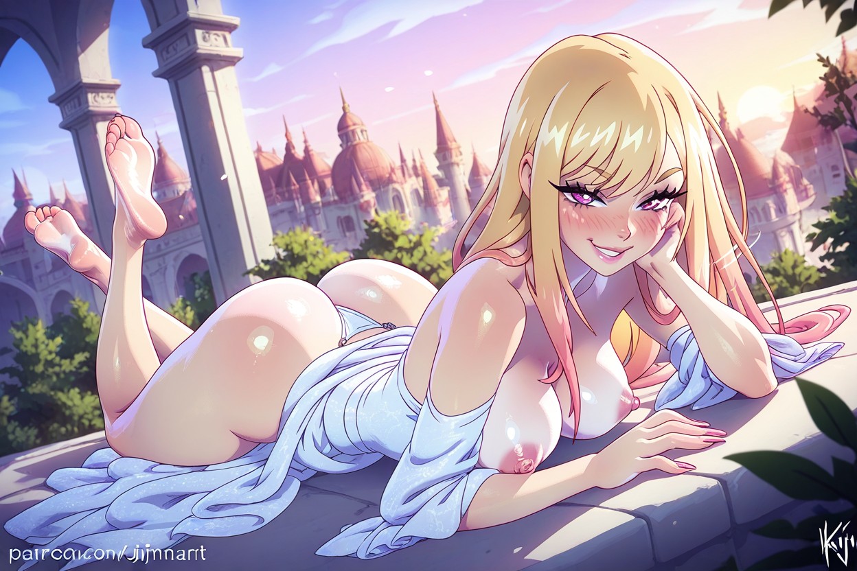 Barefoot, Hyper Detailed Face, Super Model Body Hentai AI Porn