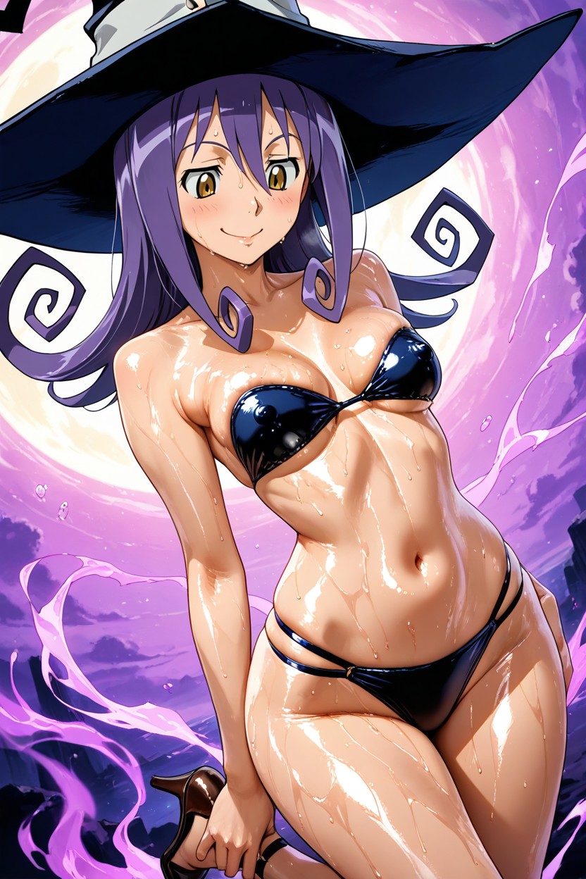 Skinny, Sweaty, Wide Hips Hentai AI Porn