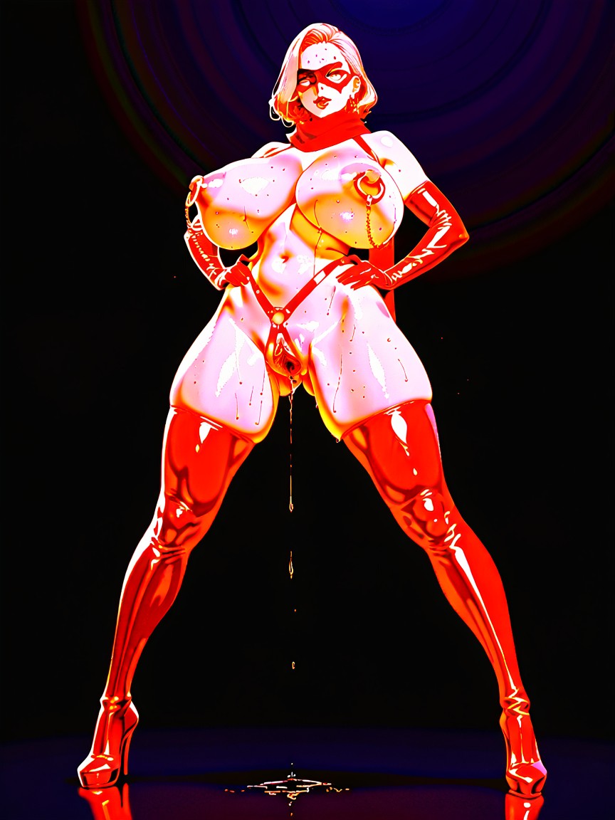 Simple Dark Background, Full Body, Shaved Pussy Hentai AI Porn