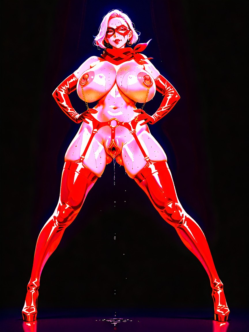 Super Detailed Labia, Hyper Breasts Expansion, Huge Erect Clitoris Hentai AI Porn