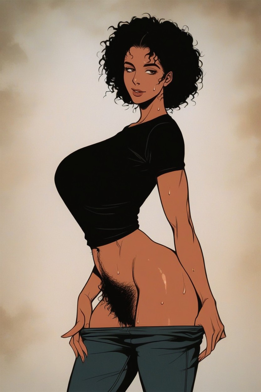 Horny, Detailed Background, Full Color Hentai AI Porn